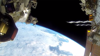 Así se ve un largo paseo espacial de la NASA grabado con cámaras GoPro